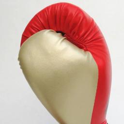 1 par crianças adultos luvas de boxe couro do plutônio respirável sanda taekwondo treinamento boxe profissional crianças luvas duráveis - Image 5