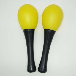 Maracas de plástico martelo chocalho, percussão shaker, instrumentos musicais, brinquedos para escola, grupos sensoriais, brilhante, 2x - Image 4