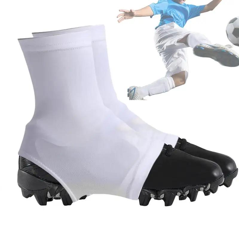 Spats de futebol para chuteiras homens mulheres rendas spat capa envoltório para jovens equipamentos de futebol para beisebol futebol e rugby fornece - Image 1