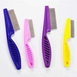 Casa do Animal de Estimação Pente Cuidado Proteger Flea Flea Comb Para O Cão Do Gato do animal de Estimação do Aço Inoxidável Conforto Cabelo Grooming Comb Suprimentos de Limpeza - Image 2