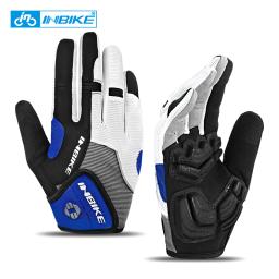 INBIKE-Gel completo dedo luvas de ciclismo para homens, touchscreen, acessórios de bicicleta, MTB, ciclismo, estrada, bicicleta, equitação - Image 1