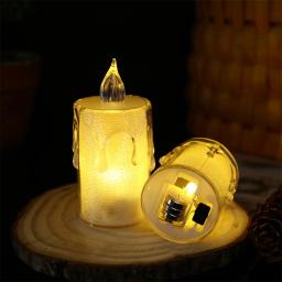 Vela led eletrônica para decoração, festa de aniversário, celebração, romântico, atmosfera, natal, mini luz noturna, decoração de casamento, 1pc - Image 2