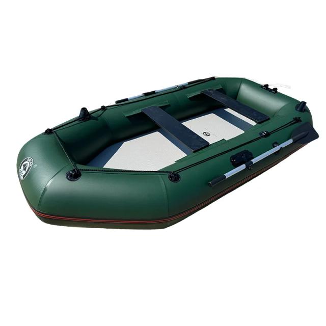 Solar Marinha Barco Inflável de Pesca 2.6m PVC Portátil para Adultos