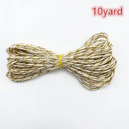 Linha de algodão de duas cores para decoração, artesanato, material de embalagem, artesanal, presente de Natal, novo, 10 jardas, 100m - Image 5