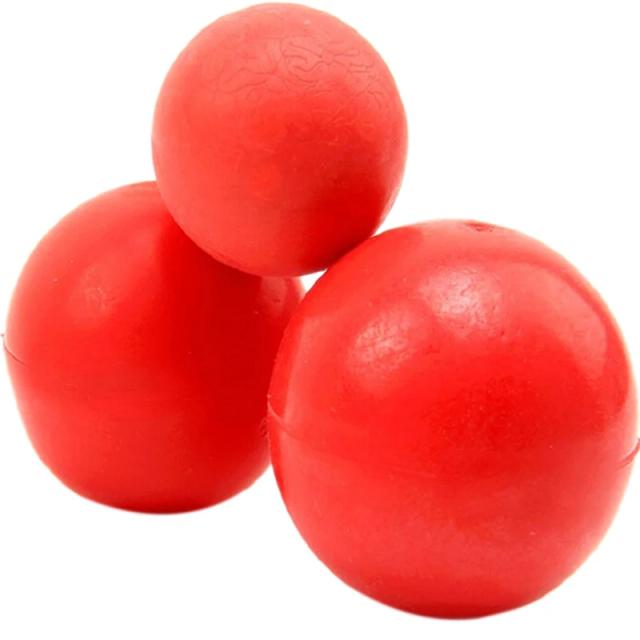 Bola Bouncy Indestrutível em Borracha Macia para Cachorros - Brinquedo Chew Durável, Ideal para Treinamento e Saúde Mental, Disponível em 3 Tamanhos