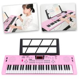 Piano digital de 61 teclas, com alto-falantes duplos embutidos, música, teclado eletrônico, Sintetizador, instrumento para crianças - Image 4