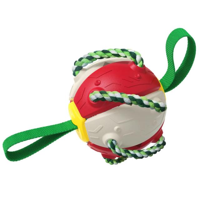 Brinquedo Interativo para Cães - Futebol Multifuncional para Treinamento e Agilidade ao Ar Livre