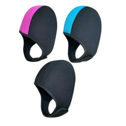 Boné de natação neoprene mergulho chapéu 3mm profissional uniex ncr tecido inverno à prova de frio wetsuits capa de cabeça capacete de banho - Image 1