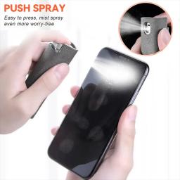 Screen Cleaner Spray para Celular, PC, Tablet, iPad, Removedor de Pó de Tela, Microfibra Wiper Cloth, Polish Cleaning Tools, 2 em 1 - Image 2