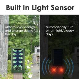 Ultrasonic Electric Bird Repeller, Defesa Solar, Repelente Infravermelho, Rato, Pombo, Assustador, Rato, Gato, Cão, Águia, Anti Birds - Image 3