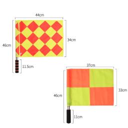 1/2 pçs/set Fair Play jogo de Esportes do Futebol da bandeira bandeiras Linesman árbitro de Futebol Árbitro equipamentos GYH - Image 3