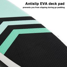 Prancha inflável de pé, prancha de PVC engrossar, surf de praia, esqui aquático, esportes, beira-mar, esportes aquáticos, 10 pés - Image 5
