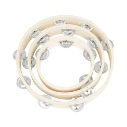 M MBAT-Pandeiro Anel de Sino para Crianças, Instrumentos de Percussão Orff, Brinquedos Musicais Infantis, Presentes de Natal, 6 ", 8", 10 ", 3Pcs - Image 2