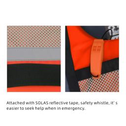 Auxílio à flutuabilidade para esportes aquáticos, cinta de crotch totalmente ajustável, colete de natação, caiaque, crianças adultas, homens e mulheres, PFD - Image 5