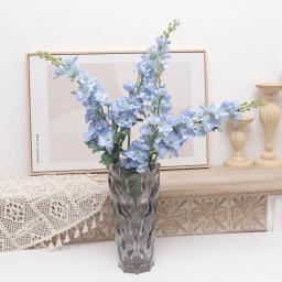 Seda Jacinto Artificial para Decoração de Casa, Flores Falsas, Casamento e Festa de Aniversário, Arranjo Florais DIY, Suporte de Fotografia, 75cm, Outono - Image 4
