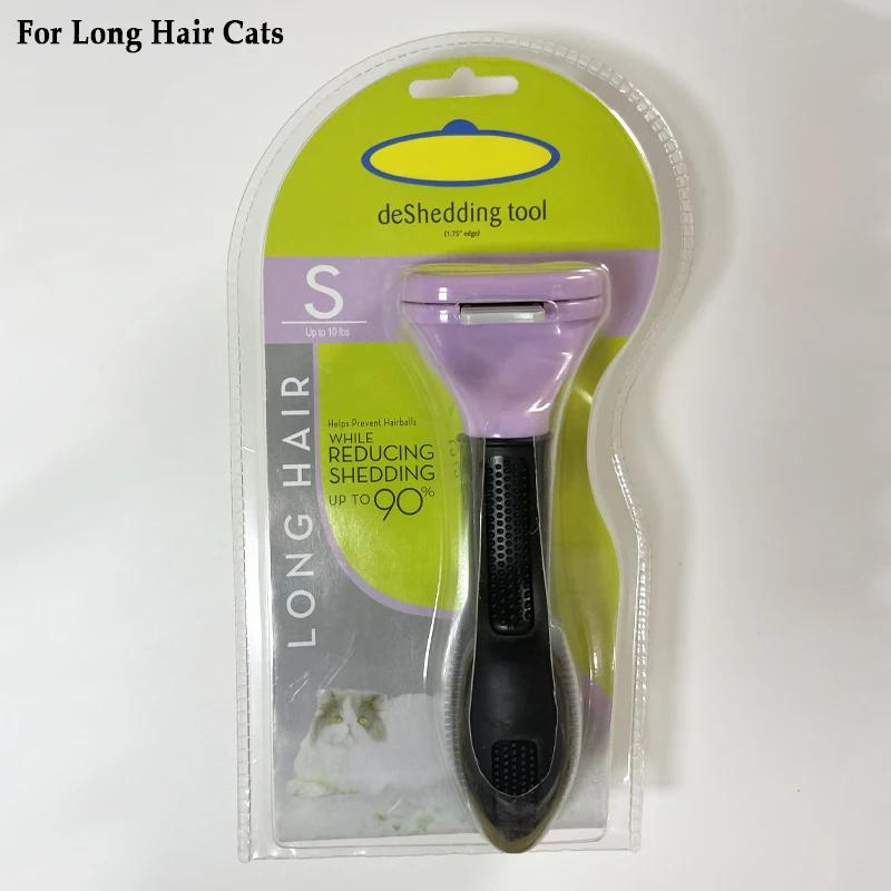 Pente do animal de estimação para o gato do cão escova da remoção do cabelo do animal de estimação grooming ferramentas cini furmines cabelo derramamento trimmer pente filhote de cachorro suprimentos de limpeza - Image 1