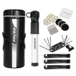 Kits de ferramentas de reparo de bicicleta conjunto de reparo de bicicleta com mini bomba 14 em 1 kit de ferramentas multifuncionais 750ml caixa de garrafa de armazenamento de ferramentas de bicicleta - Image 1