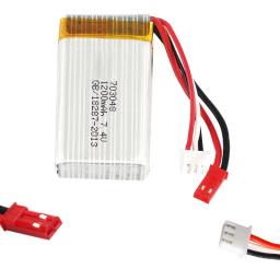 Bateria lipo 2s 7.4 v 1200mah 703048 para a bateria do li-íon das peças sobresselentes 2s 7.4 v do zangão de mjxrc x600 rc com tomada de jst - Image 4