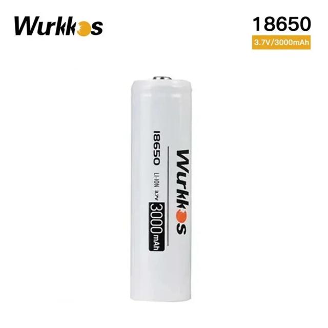 Bateria Wurkkos 18650 3000mAh USB-C Recarregável
