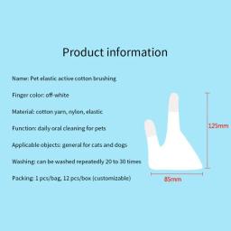 Dois dedos Pet Tooth Brush para cão e gato, ferramentas de limpeza oral, luvas de dentes para cachorro e gatinhos, suprimentos de enfermagem - Image 6