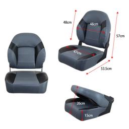 Seat barco dobrado destacável, Cadeira para barco de pesca ao ar livre, Esportes aquáticos - Image 6