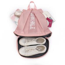 Mochila esportiva impermeável para mulheres Bolsa de grande capacidade Separação seca e úmida Compartimento de sapato - Image 5
