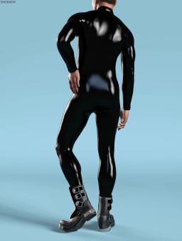 Macacão Sexy Unisex, Cosplay Punk Halloween, Zentai Suit, Festa, Bodysuit preto, Catsuit boate, Ternos Rave, Roupa de ciclismo - Image 6
