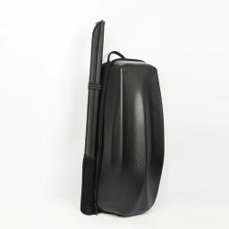 Christina bolsa para violino, estojo de fibra de carbono, mochila de viagem semi-dura com tubo de arco separado, tamanho 4/4-3/4, espaço de camada dupla - Image 4