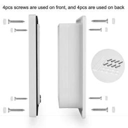 Smart Pet Door Security Lock, 4 Way Locking, plástico ABS, cão, gato Flap porta, interruptor controlável, Direção Portas, Small Pet Supplies - Image 3