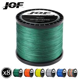JOF-Trançado Multifilament Fishing Line, Acessórios De Pesca Da Carpa, Fio PE Japão, 8 Strand, 300m, 500m, 1000m, 18-88lb - Image 1