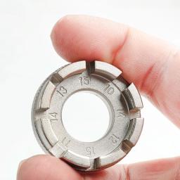 Bicicleta falou mamilo chave, 8 Way, Groove Bike Roda Rim Ajustador, Spanner Multitool, Repair Service Tool Key, Ferramentas Da Bicicleta, Ciclismo - Image 6