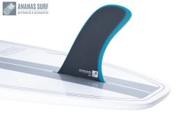 Ananas surf 9 "Polegada fin frouxo surfboard fibra de vidro centro única caixa longboard eua base sup acessórios noserider estilo - Image 6