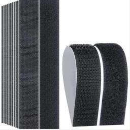 1/5/10 metros forte auto adesivo gancho e laço prendedor fita adesivo de náilon tiras adesivas fita cola diy artesanato acessórios 20mm - Image 2