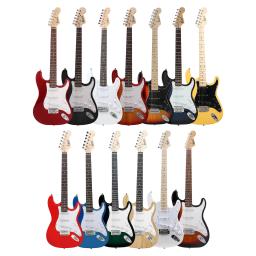 IRIN ST-Guitarra Elétrica com Saco, Instrumentos de Cordas, Speaker Tuner, Capo Strap, Escolha Acessório, 24 trincas, 6 cordas - Image 3