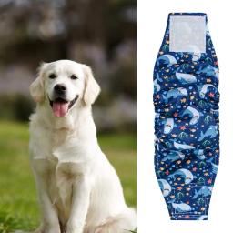 Ajustável Leakproof Pet Fraldas, Masculino Dog Belly Band, alta para a incontinência, Cintura elástica ajustável, vários tamanhos - Image 2