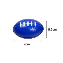 Mini PU Foam Rugby Ball para Stress Relief, Esponja Squeeze para Futebol, Ansiedade Training, Tênis para crianças, Treinamento de beisebol, 12Pcs - Image 6