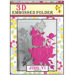 Rose Flores Embossing Pasta, Ferramentas Scrapbooking, morre Materiais, Artesanato DIY Suprimentos, Decoração Álbum de Fotos, Cartão De Fundo, Makin 3D - Image 4
