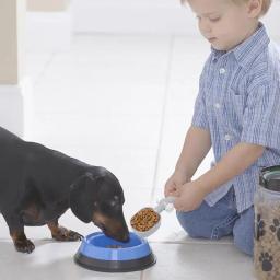 Multi-Funcional Pet Alimentação Colher, Cat e Dog Suprimentos, clipe de selagem, Food Scooper - Image 4