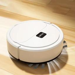 Mini máquina automática de limpeza doméstica, Robô varrição inteligente, Mop Aspirador de pó, Carregamento USB, Brinquedos Presente, Novo modelo, 2 em 1, 2024 - Image 1