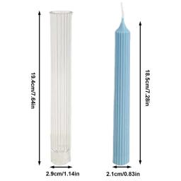 Molde de vela perfumada DIY, cilindro longo, artesanato artesanal, poste longo 3D, moldes de vela PC para decoração doméstica - Image 6