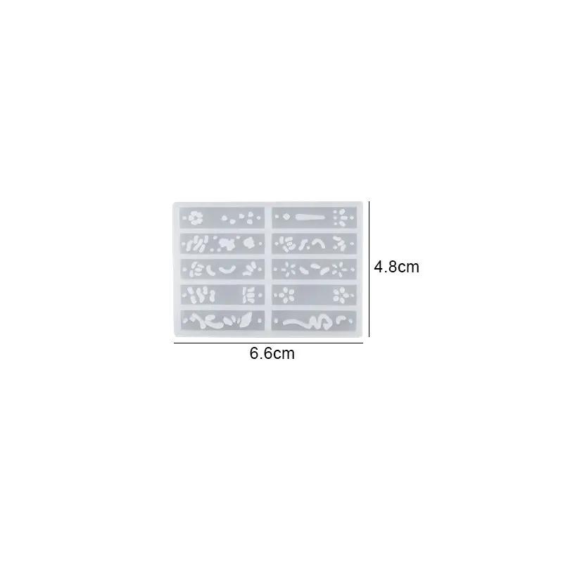 Moldes de resina para brincos, moldes de fundição de joias, pingente de silicone, resina epóxi, para mulheres, brincos, faça você mesmo, materiais de fabricação de jóias - Image 1