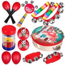 Instrumento musical plástico definido para bebé e crianças, brinquedos para crianças, 13 pcs - Image 3