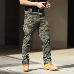 Calças Tactical Cargo com Multi Bolso, Calças de Pesca Clássicas, Caminhadas ao Ar Livre e Trekking Joggers, Calça Camuflagem, Calças Citadinas - Image 6