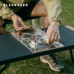 Blackdeer-Camping IGT Table Mesa dobrável de liga de alumínio Multifuncional Portable BBQ Grill Mesa de madeira para piquenique ao ar livre e pesca - Image 2