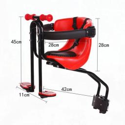 Assento de bicicleta frontal para criança, Baby Safety Carrier, Kids Saddle, Acessórios de bicicleta - Image 6