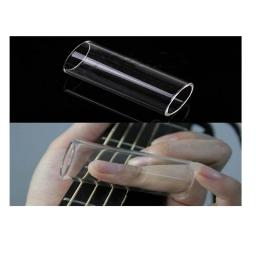 Plexiglass Resina Slide para Guitarra Elétrica, Garrafa De Vidro, Finger Tube Knuckle, Guitarra Elétrica Clara, Alta Qualidade, 60x22mm, Novo - Image 6
