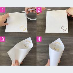 Cones de Confete para DIY, Cone De Casamento Personalizado, Cone De Folha De Ouro, Nome Personalizado e Data, Chuveiro De Noiva, Favor De Festa, 16x16cm, 20PCs - Image 5