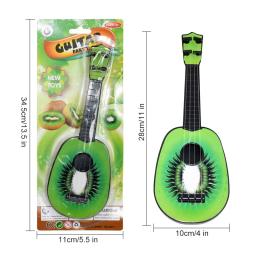 Ukulele de frutas engraçadas para crianças, instrumento musical, brinquedos montessorianos para crianças, escola, jogo, brinquedo educativo, presente - Image 5