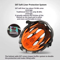 Forro de capacete de bicicleta MOON SXT com proteção contra impacto rotacional - acolchoamento interno leve e respirável para capacetes de ciclismo - Image 2