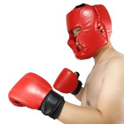 Black Boxing Sparring Protetor de Cabeça, MMA Face Guard, Capacete, 50 a 58cm - Image 2